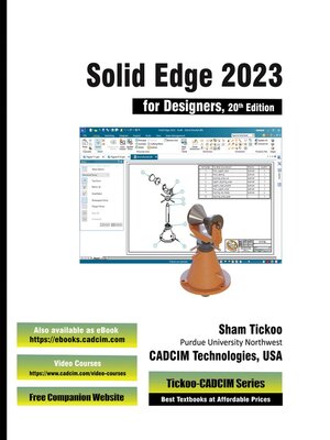 cover image of Solid Edge 2023 for Designers, 20th Edition